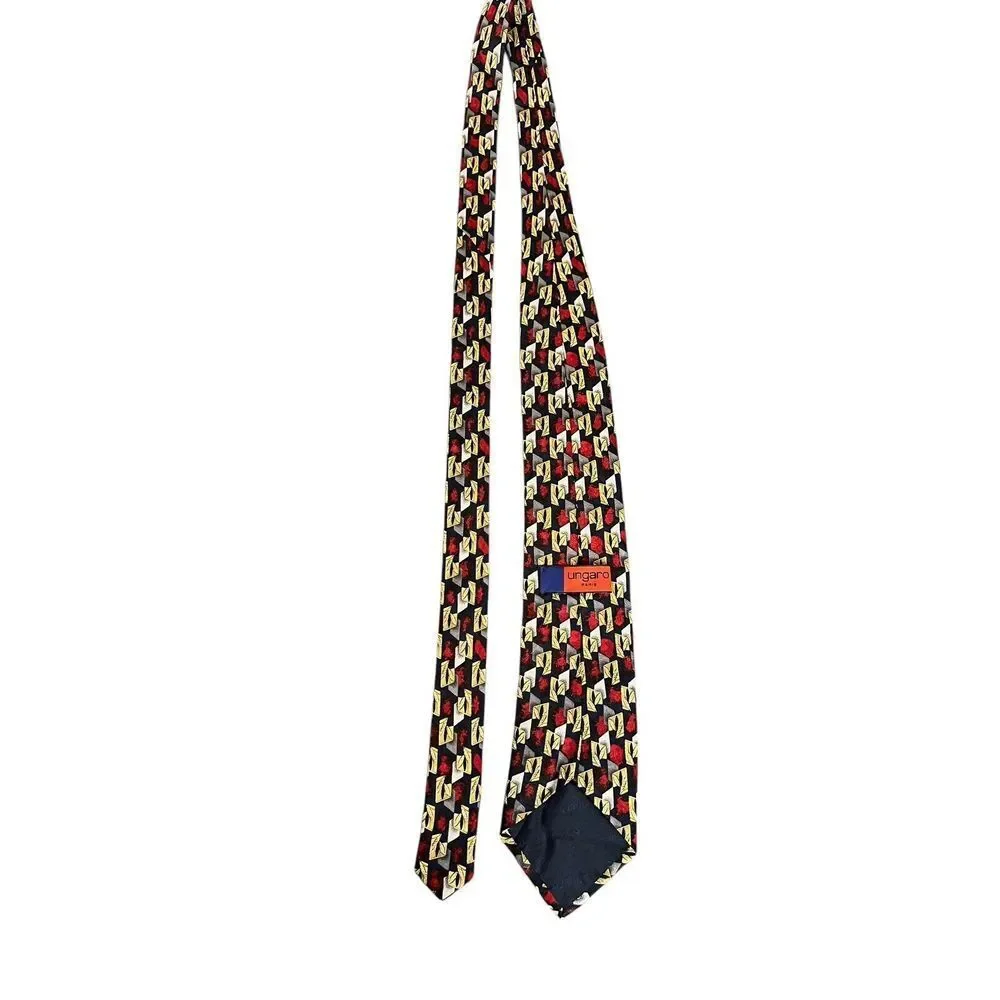 Emanuel Ungaro‎ Paris 100% Silk Tie 29